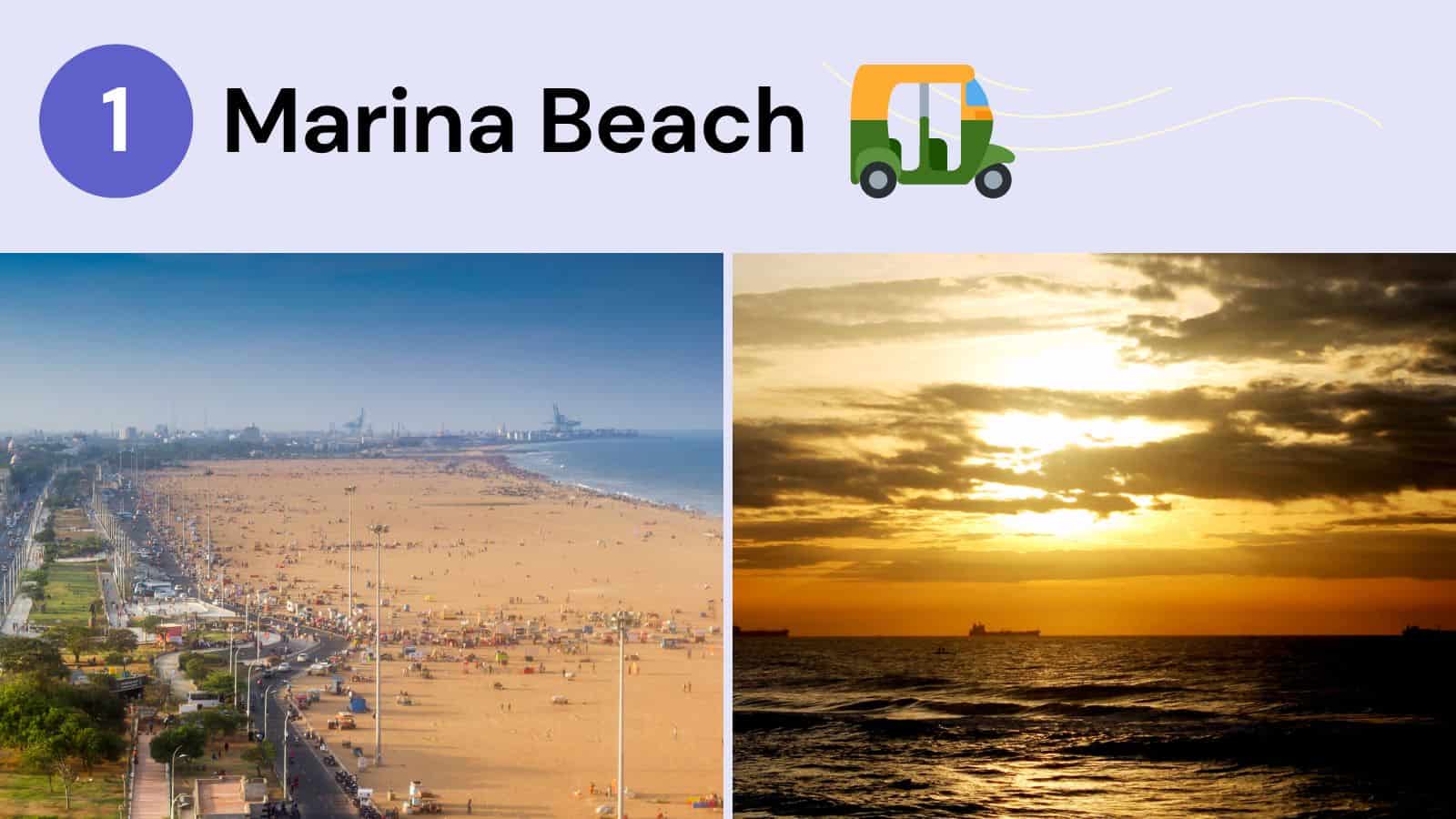 Marina Beach Chennai - Best Places to visit in chennai